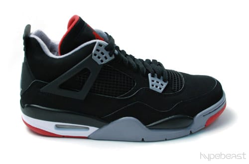 Air jordan 4 retro black cement on sale