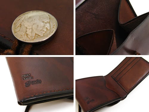 小物 VTG GORO'S LEATHER WALLET goro's | Trifold Long Wallet (Reddish Brown) / Customized