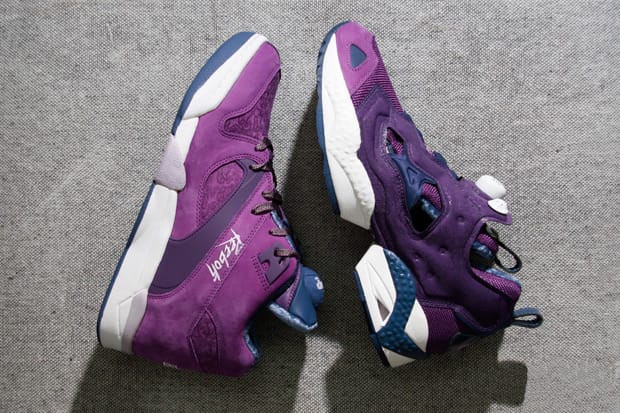 Reebok insta pump fury purple rain on sale