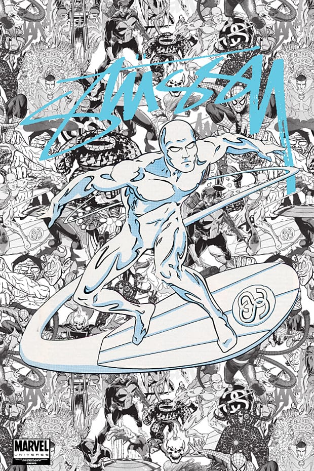 STUSSY×MARVEL コラボ カード