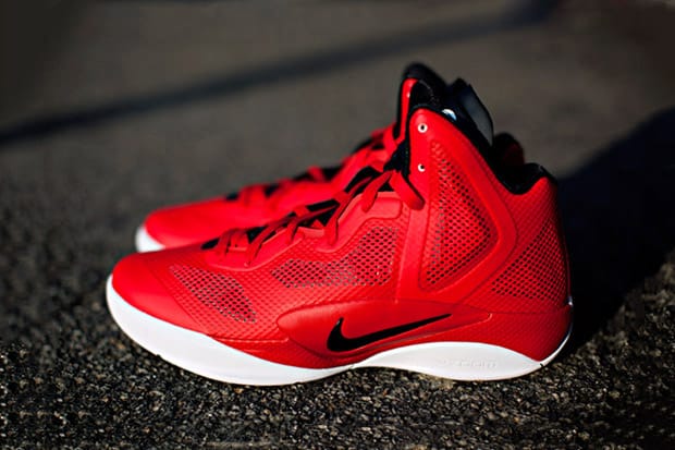 Nike hyperfuse red best sale