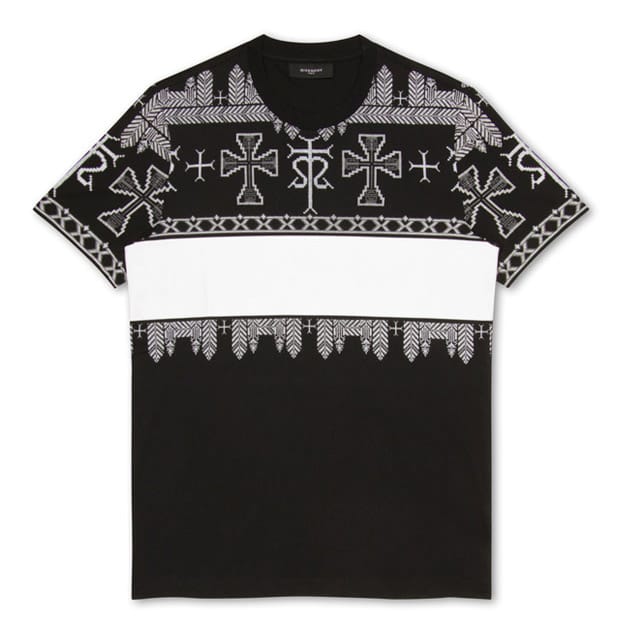 Givenchy by Riccardo Ticci Tシャツxs GIVENCHY Riccardo Tisci purple flower white star black
