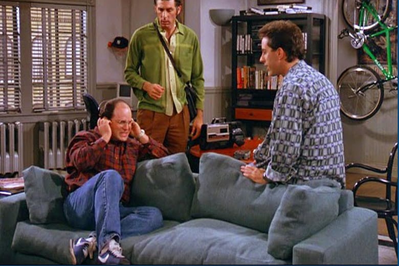 Seinfeld george saliendo con la super modelo