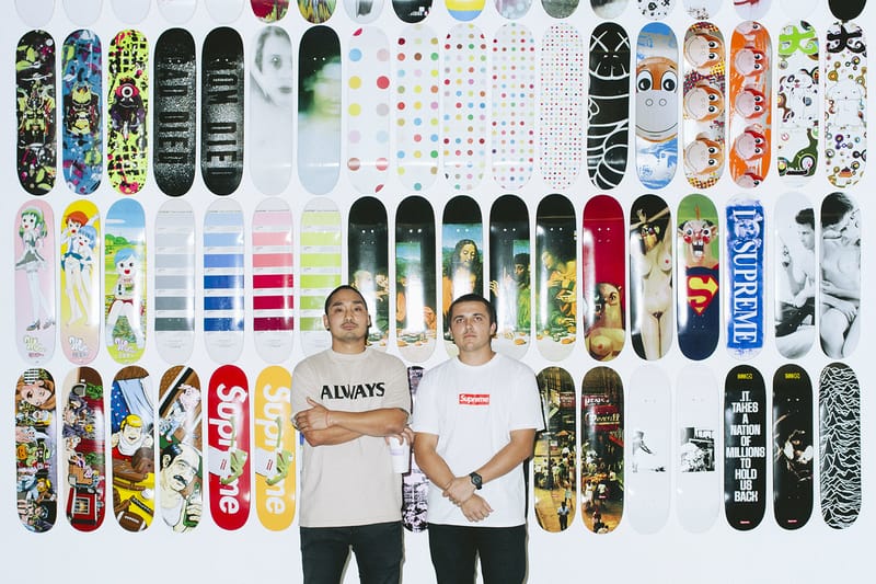 Supreme skateboard clearance retail