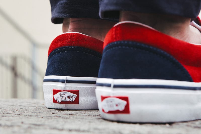 Vans era pro 50th navy and red skate clearance shoes