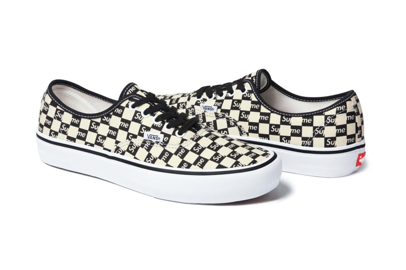 Vans x shop supreme checkerboard