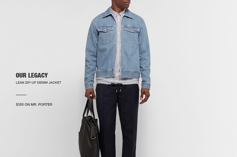 Hypebeast denim best sale jacket outfit