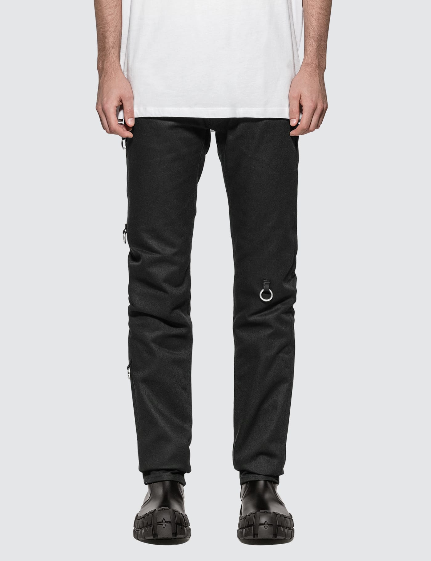 Raf Simons - Slim Fit Jeans With Rings | HBX - Globally Curated Fashion and  Lifestyle by Hypebeast