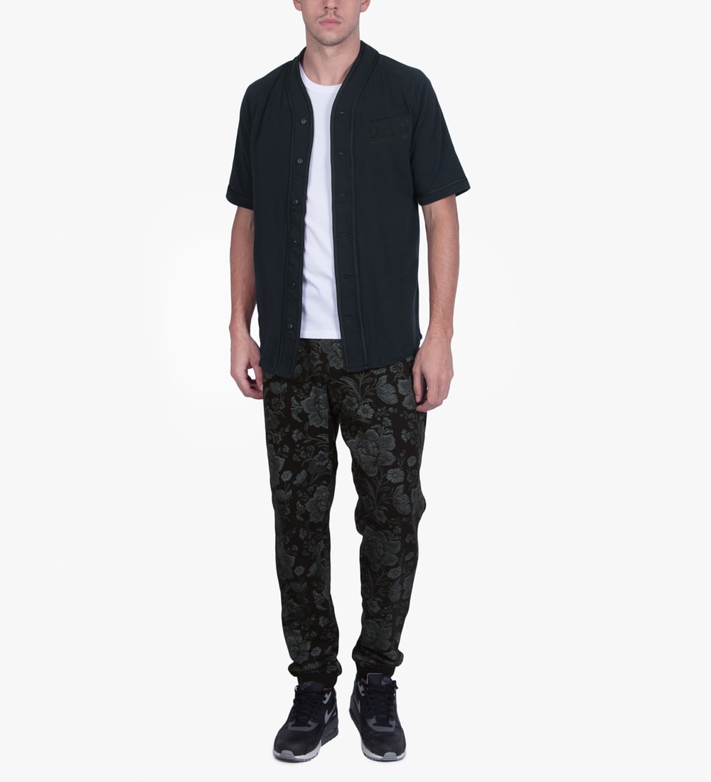 10.Deep Navy Blue Diamond Baseball Jersey HBX