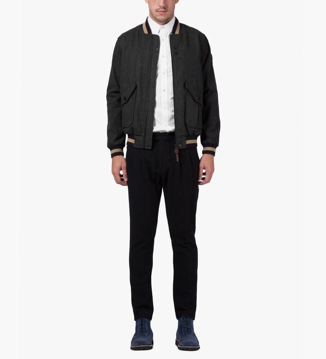 charcoal harrington jacket