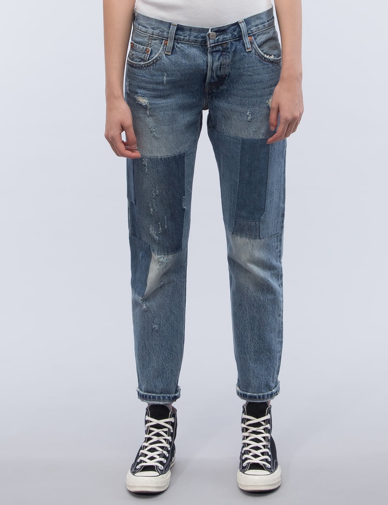 levi's 501 patch jean