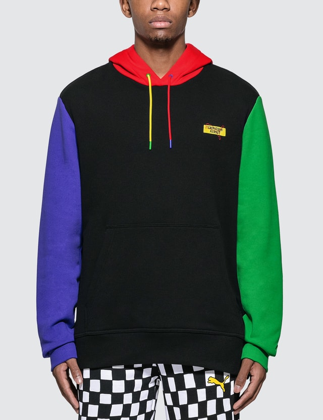 puma full sleeve colorblock men's sweatshirt