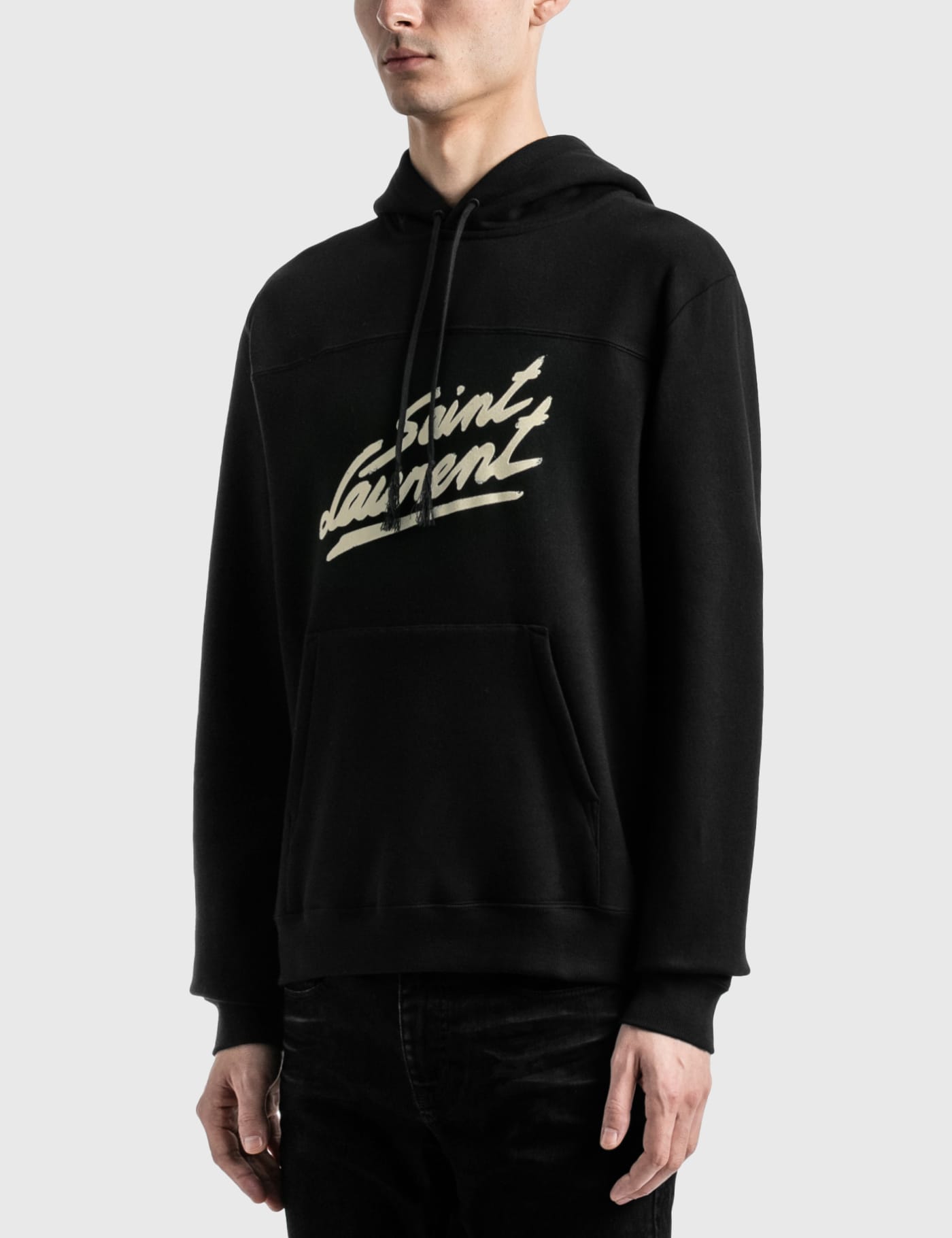 Saint Laurent - Saint Laurent 50's Signature Hoodie | HBX - Globally  Curated Fashion and Lifestyle by Hypebeast