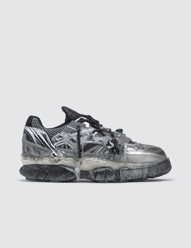 maison margiela fusion leather and mesh
