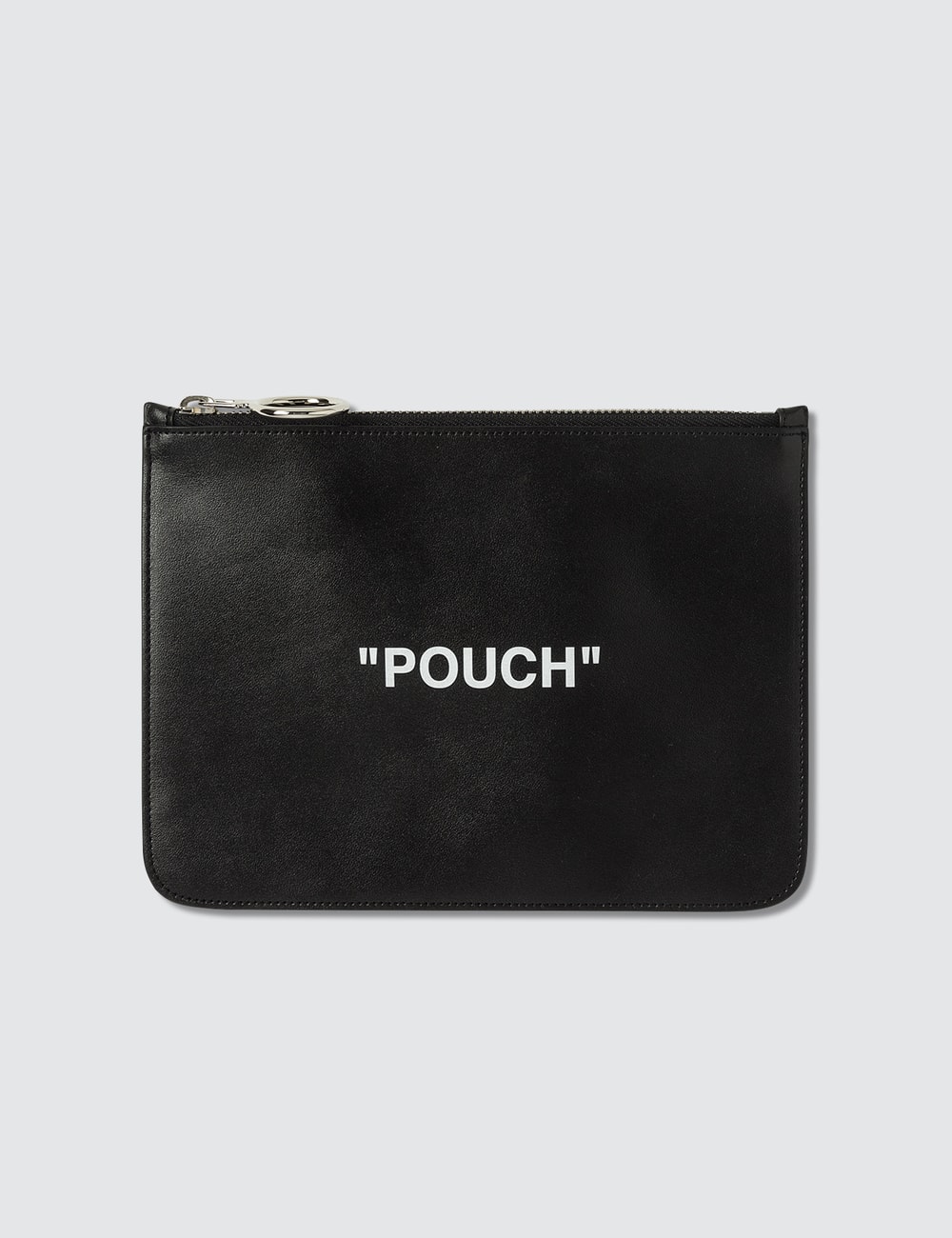 off white pouch wallet