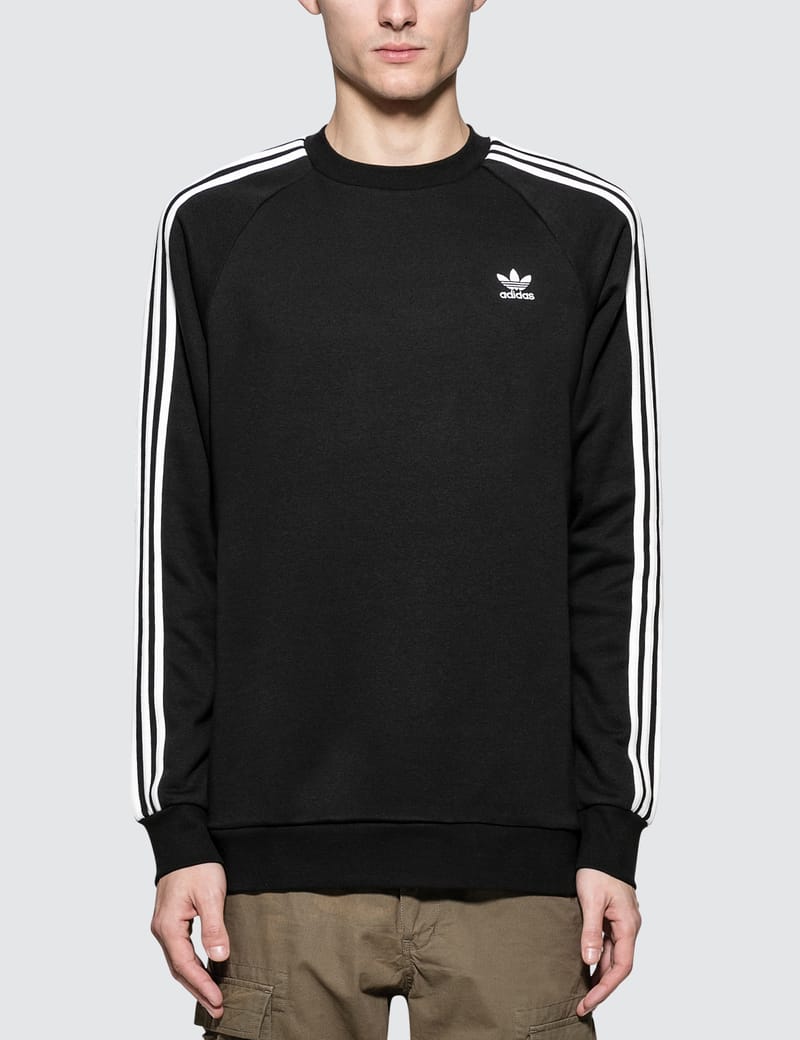 adidas 3 stripe sweatshirt white adidas 3 stripe sweatshirt white