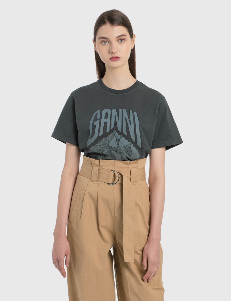 ganni basic cotton jersey