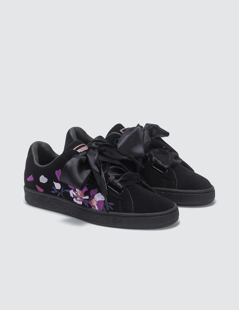 puma heart flowery puma heart flowery