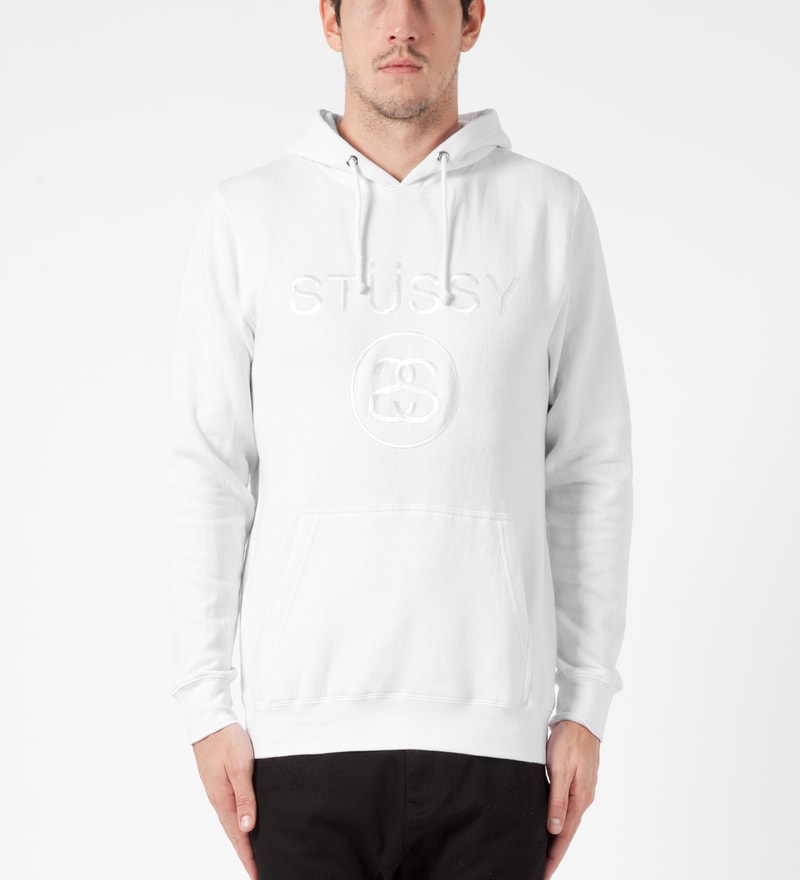 stussy white jumper