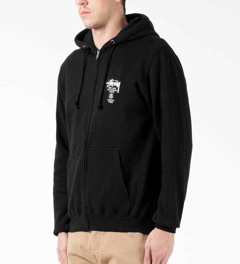 stussy great future zip hoodie