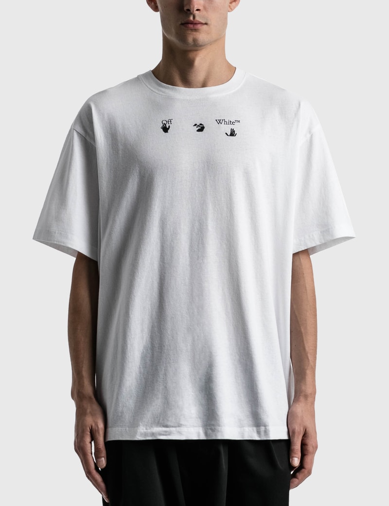 OffWhite Blue Marker Oversized Tshirt HBX