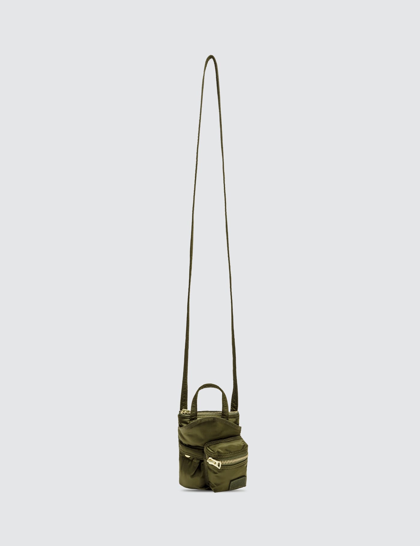 Sacai X Porter Pocket Bag Small In Green | ModeSens