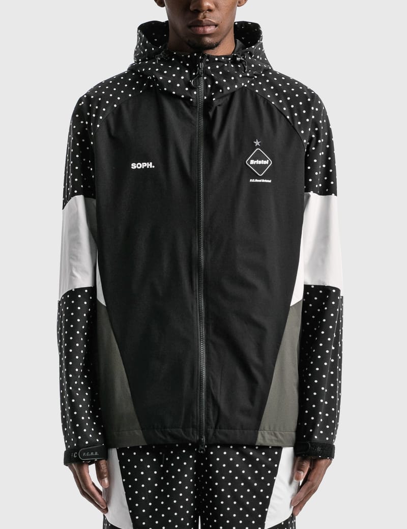 F.c. Real Bristol Multi Pattern Jacket In Black | ModeSens