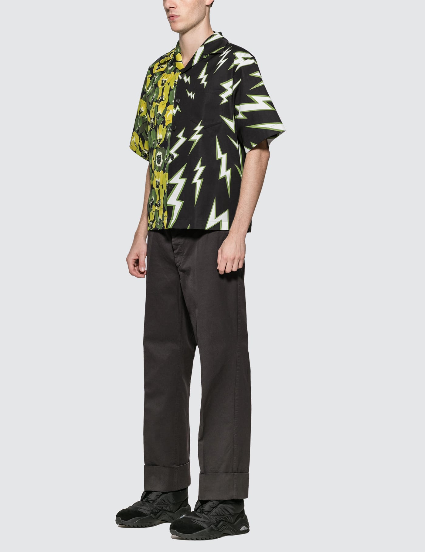 Prada - Printed Poplin Shirt | HBX - Globally Curated Fashion and Lifestyle  by Hypebeast