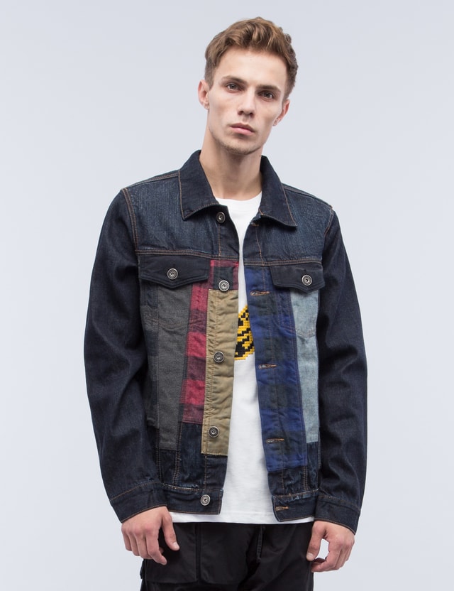 MOSTLY HEARD RARELY SEEN Patchwork Denim Jacket HBX