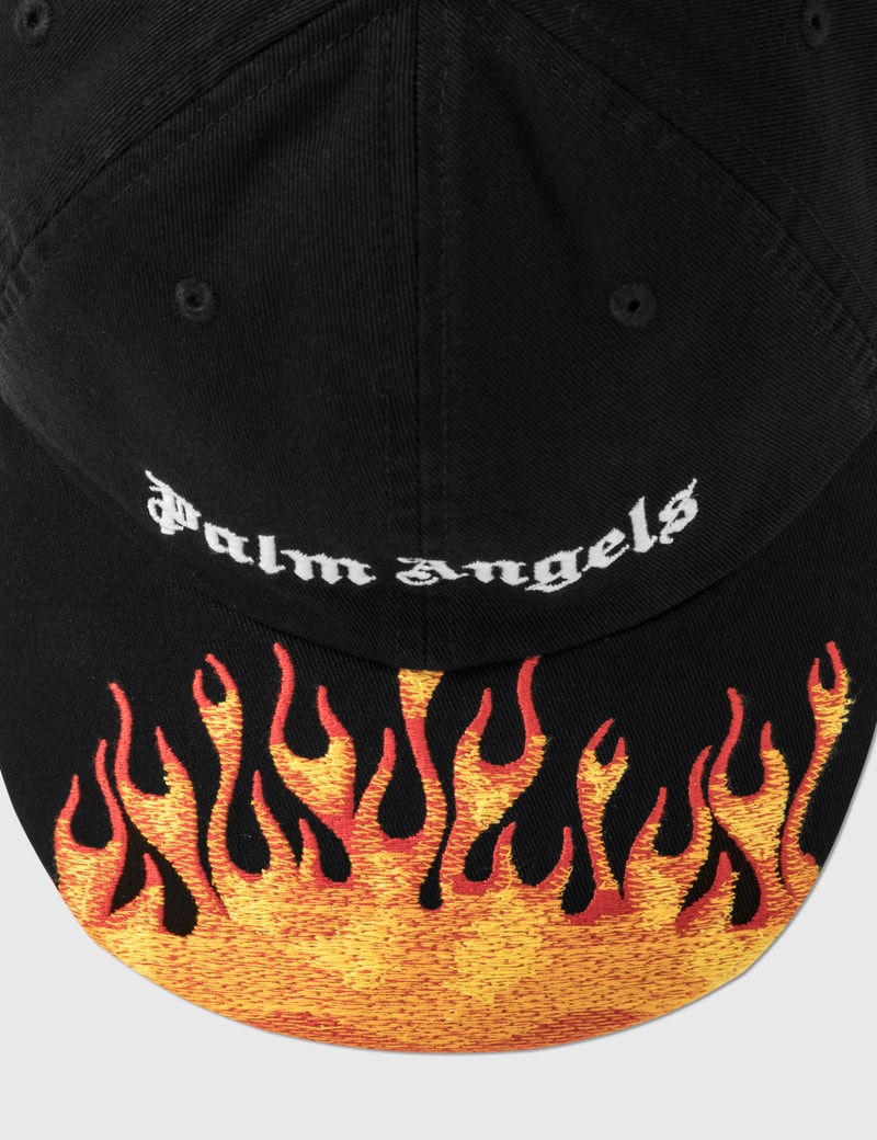 palm angels hat flame