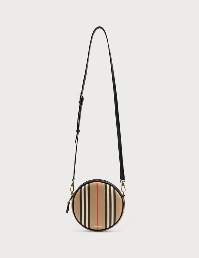 Burberry Icon Stripe Ecanvas Louise Bag HBX