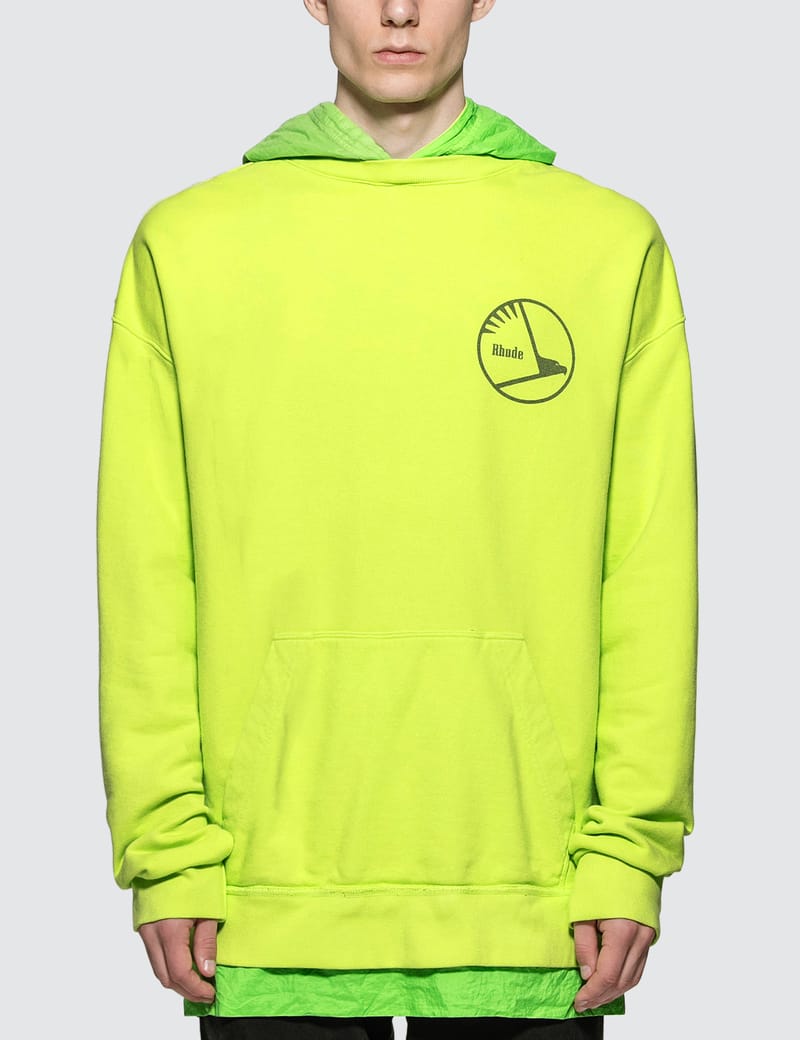 Layered French Terry Nylon Hoodie Layered French Terry Nylon Hoodie