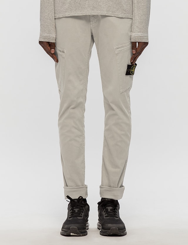 stone island khaki cargo pants