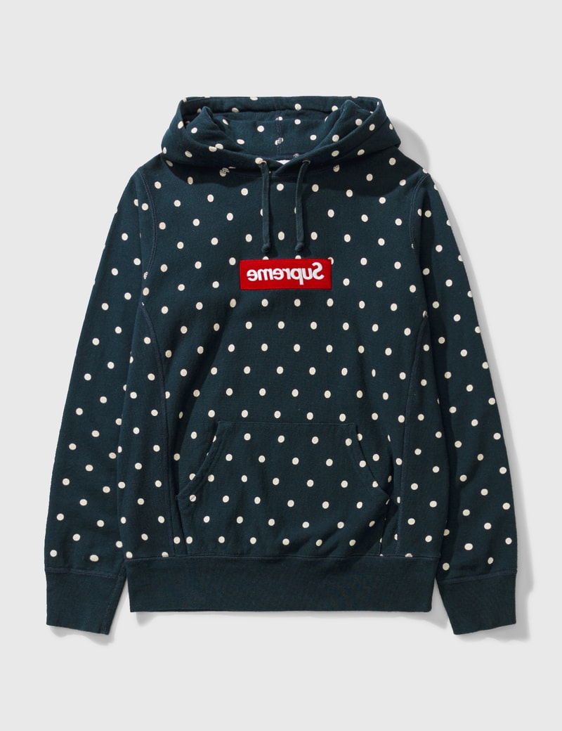 Supreme box logo x comme des garcons hoodie Clearance