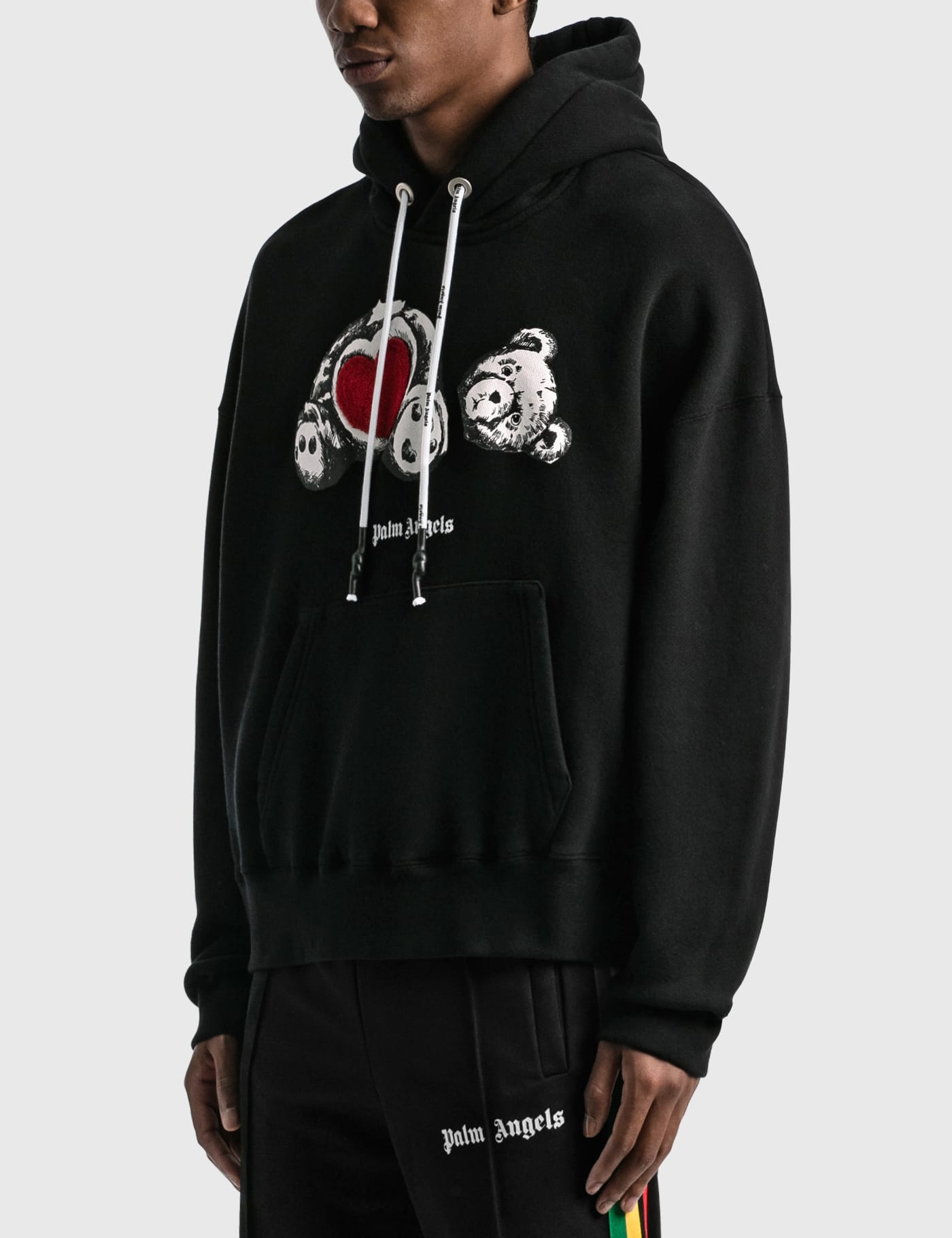 Palm Angels - Bear In Love Hoodie | HBX - Globally Curated Fashion and  Lifestyle by Hypebeast