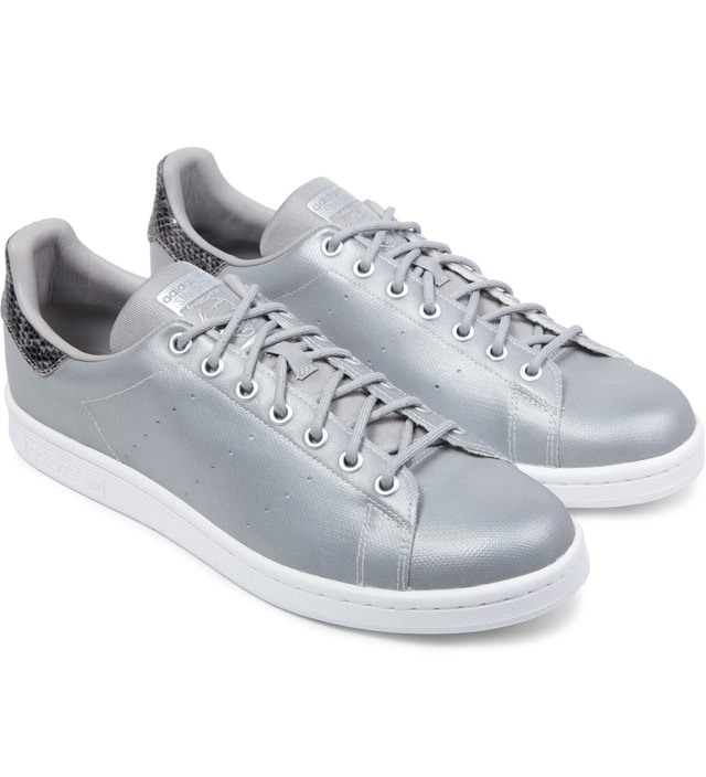 Adidas Originals - Silver Stan Smith M17918 Shoes | HBX