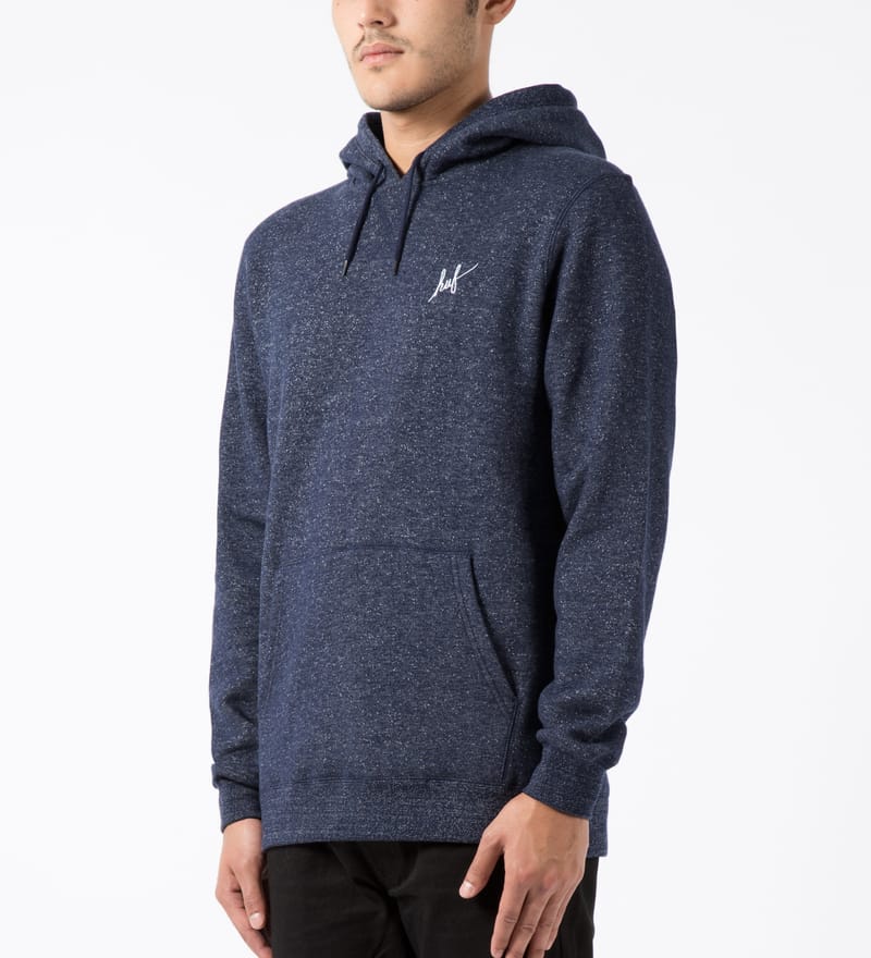 HUF Cadet 2 0 Pullover Hooded Sweatshirt Navy Heather HUF Cadet 2 0 Pullover Hooded Sweatshirt Navy Heather
