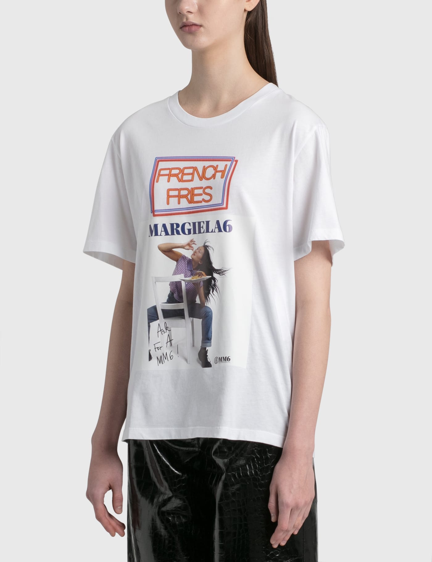 MM6 Maison Margiela - French Fries Graphic T-shirt | HBX - Globally Curated  Fashion and Lifestyle by Hypebeast