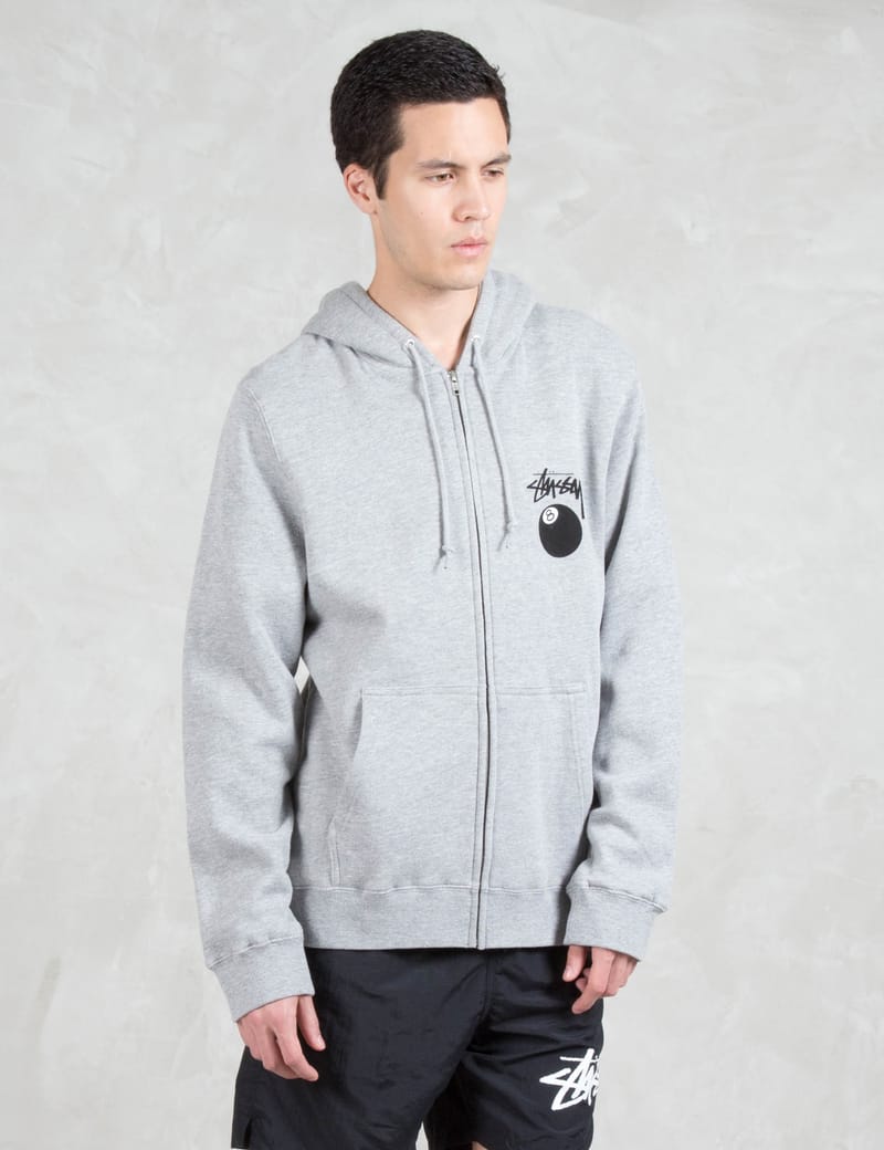 直送便 BASIC STUSSY ZIP HOODIE/フード パーカー L