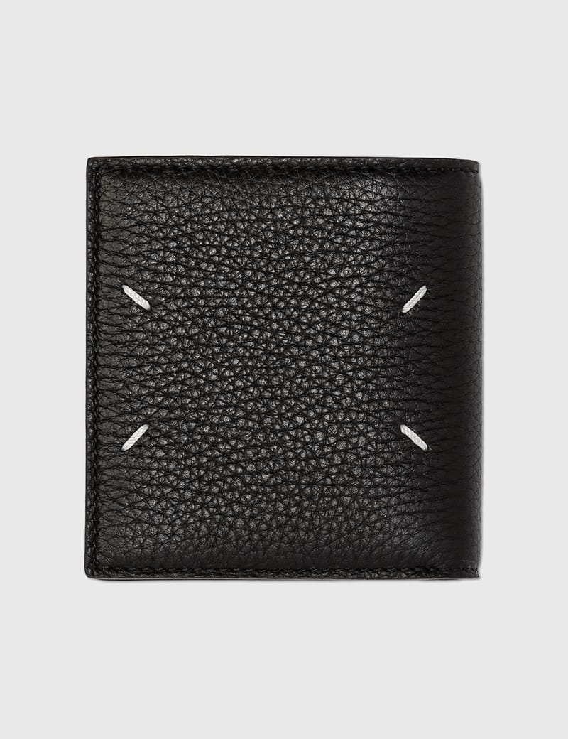 マルジェラ 財布 wallet grain leather black 黒