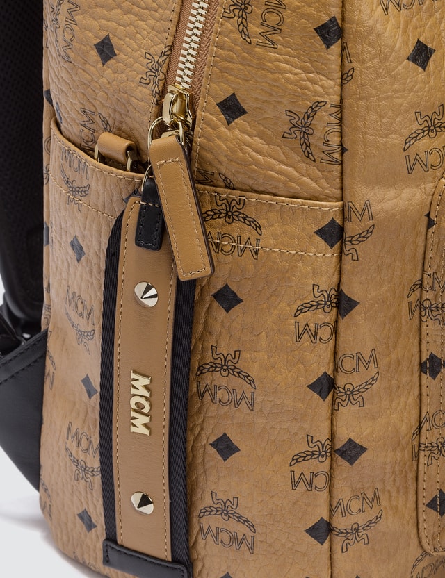 MCM Stark Backpack with Nylon Straps HBX