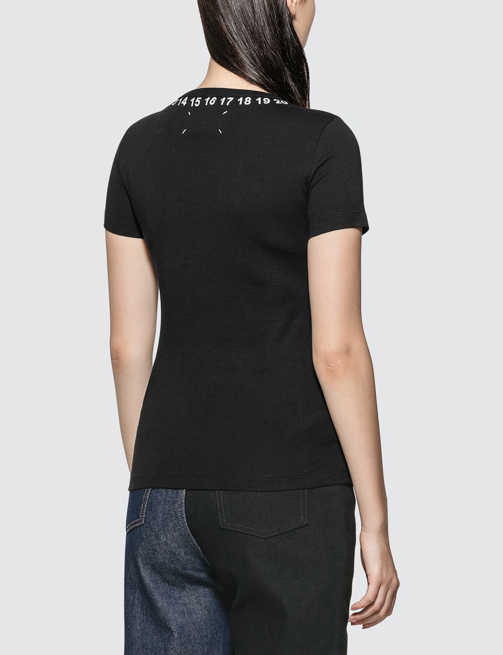 maison margiela memory of label t shirt