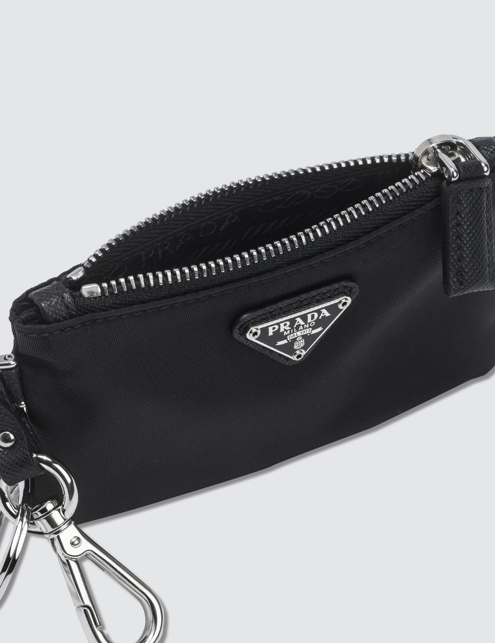 Prada Logo Key Ring Card Holder HBX