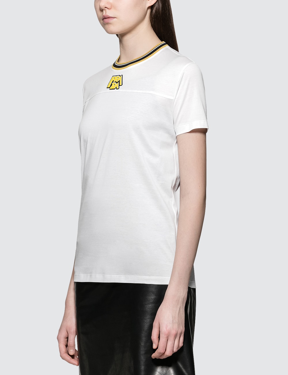 Prada - Prada Logo Short Sleeve T-shirt | HBX