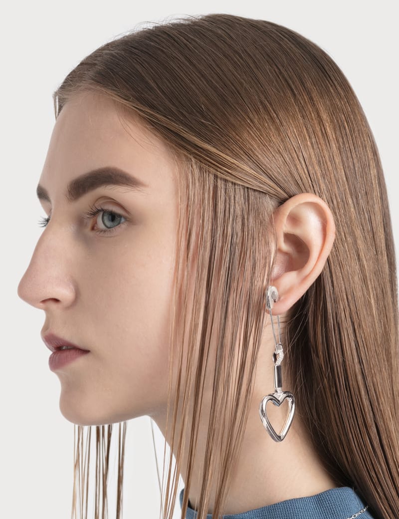 AMBUSH/アンブッシュ】HEART EARRINGS/ハートピアス/両耳用