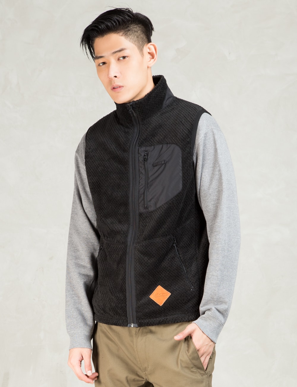 Manastash Black Thermal Fleece Vest HBX