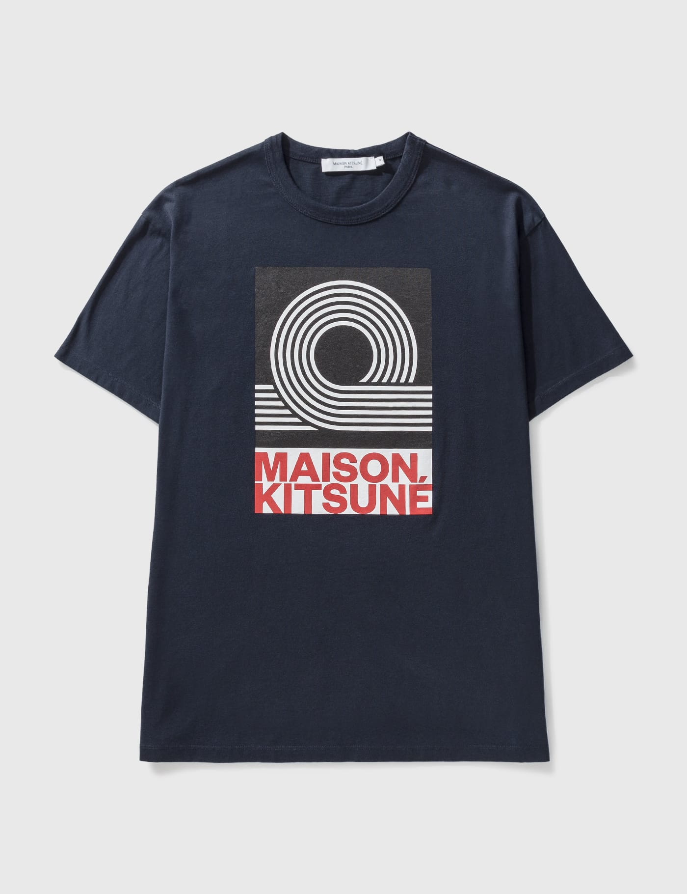 Maison Kitsune - Black Anthony Burrill Classic T-shirt | HBX 