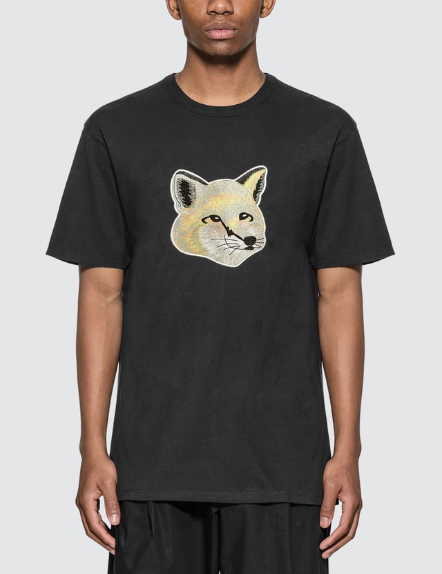 Maison Kitsune - Pastel Fox Head Embroidery T-shirt | HBX