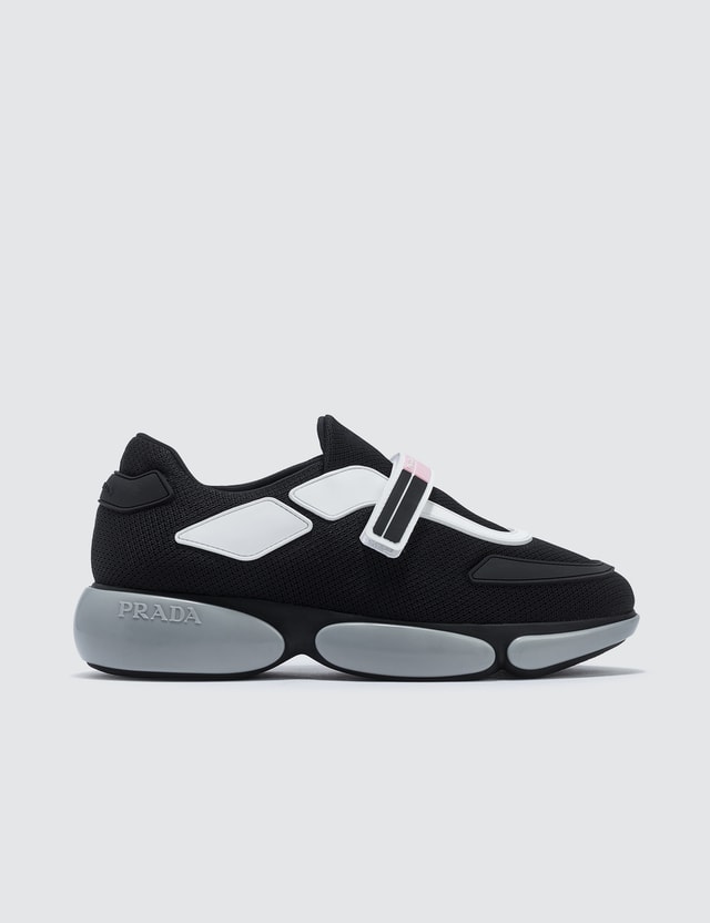prada cloudbust black and orange