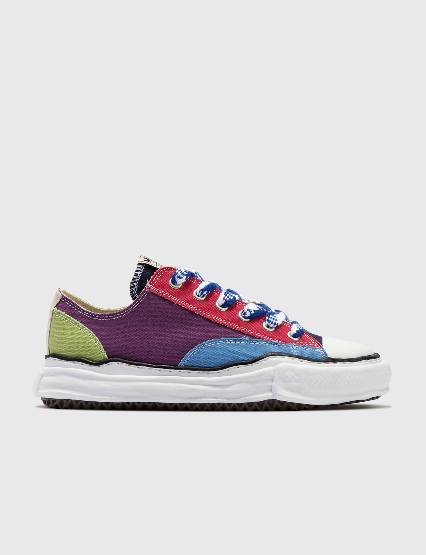 Maison Mihara Yasuhiro - Original Sole Multicolor Canvas Low Cut Sneaker |  HBX - Globally Curated Fashion and Lifestyle by Hypebeast